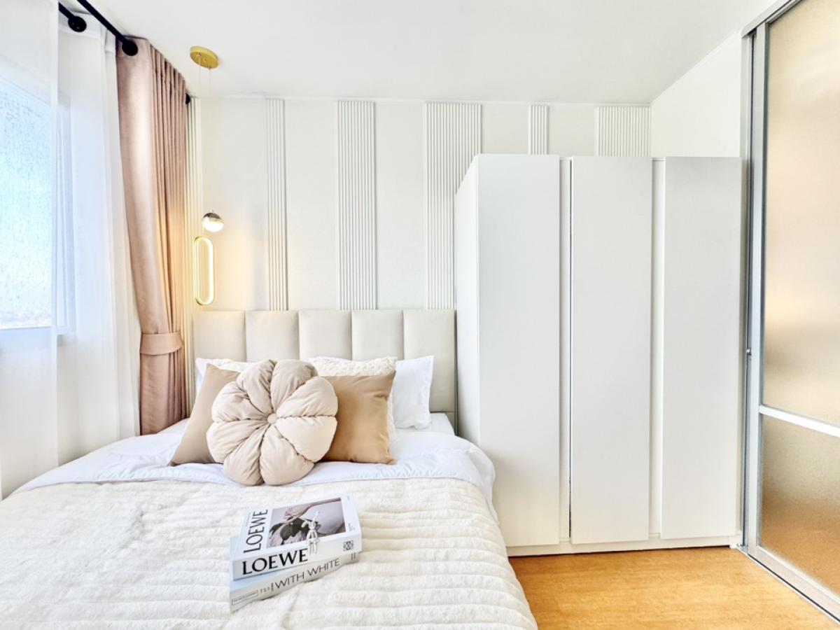 For SaleCondoNawamin, Ramindra : 🔥 🏢Condo for sale, easy installments, Lumpini Condo Town Ramindra-Nawamin, newly decorated room, free, full furniture. Minimal-luxury style You can carry your bag. Or invest and rent it out, its very worthwhile.