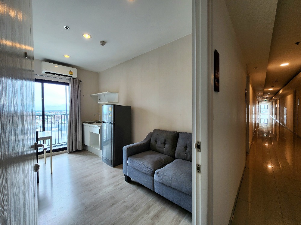 For RentCondoNonthaburi, Bang Yai, Bangbuathong : Status as shown in the cover photo. *Room available. The room is in very new condition. Buy new items ** For rent Plum Central Phase 1 !! Central side view SN490.66