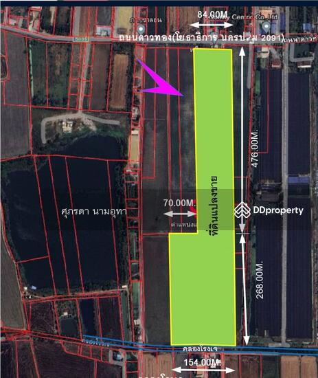 For SaleLandNakhon Pathom : Land for sale, Phutthamonthon, Nakhon Pathom Province, 51-0-89 rai, very good location.