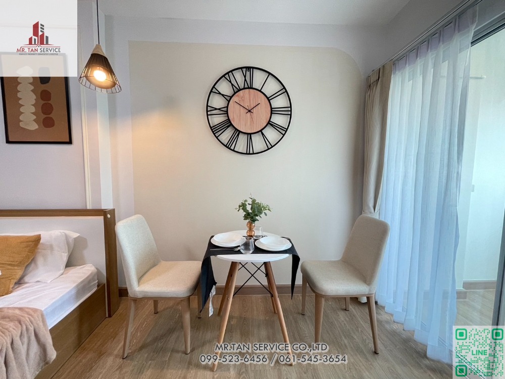 For SaleCondoPattanakan, Srinakarin : Condo for sale, Supalai Park Srinakarin, beautifully decorated, fully furnished, ready to move in, next to the BTS.