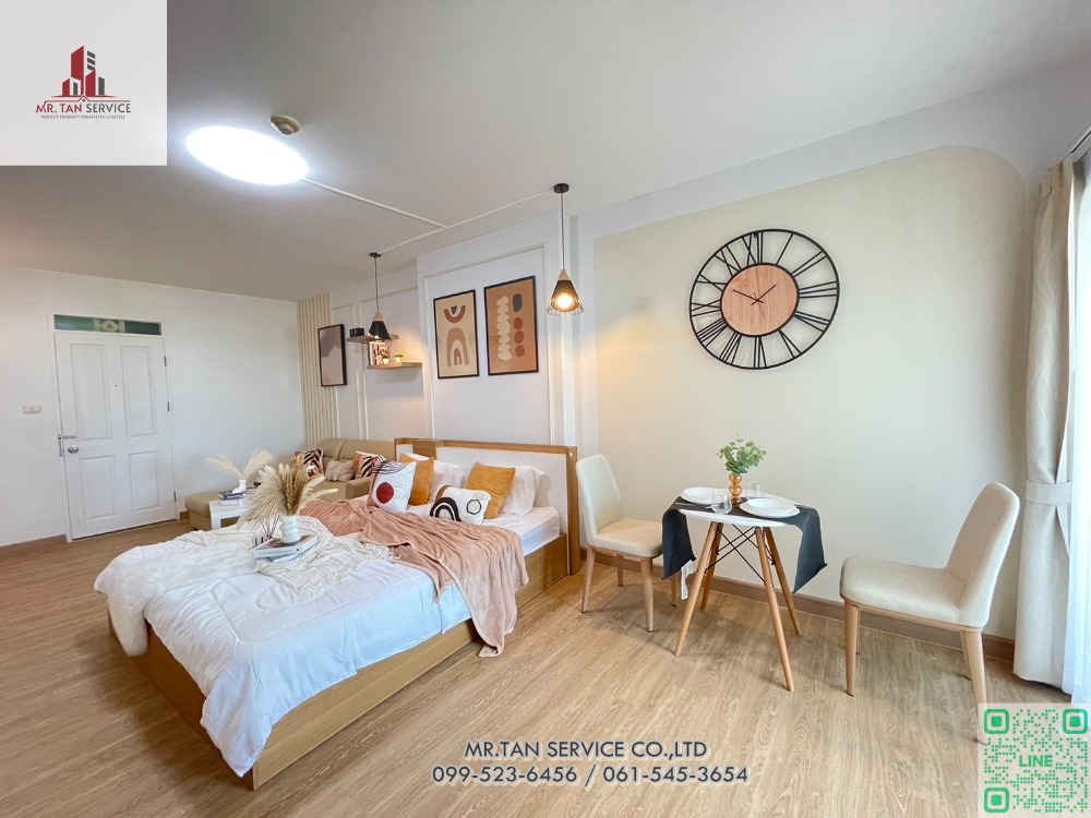 For SaleCondoPattanakan, Srinakarin : Condo for sale, Supalai Park Srinakarin, beautifully decorated, fully furnished, ready to move in, next to the BTS.