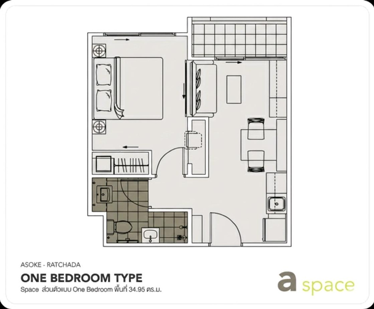 ขายคอนโดพระราม 9 เพชรบุรีตัดใหม่ RCA : มาอยู่คอนโดพระราม9 ในราคาเบาๆกันเถอะ A-Space Asoke Ratchada 