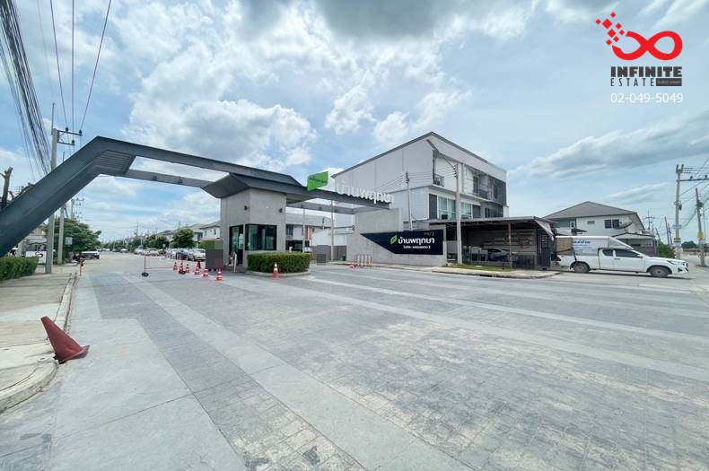 For SaleTownhomePathum Thani,Rangsit, Thammasat : 2-story townhome for sale, Pruksa Village 96/2 Rangsit-Khlong Luang 2 Soi Rangsit-Nakhon Nayok 31, Khlong Luang Road