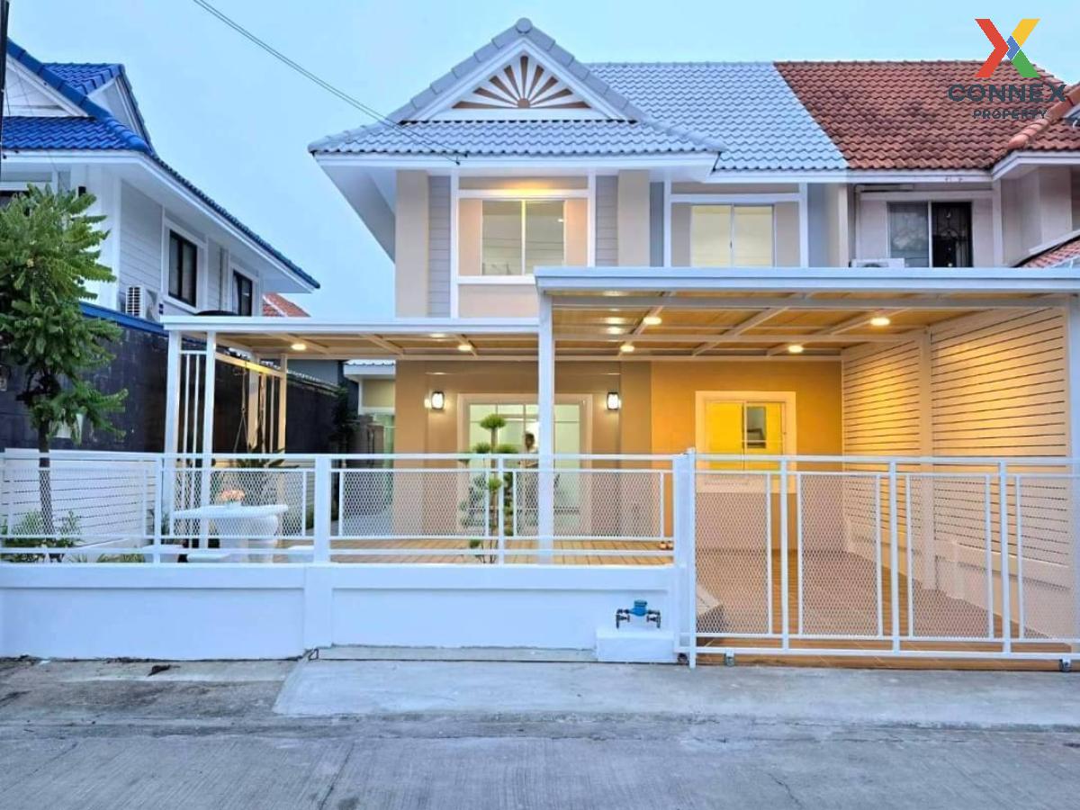 ขายทาวน์โฮมนนทบุรี บางใหญ่ บางบัวทอง : ขายบ้าน  บ้านพฤกษา 33 บางบัวทอง หน้ากว้าง รีโนเวทใหม่ บางคูรัด บางบัวทอง นนทบุรี CX-98014