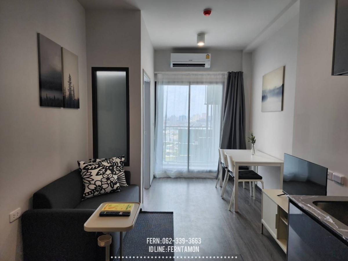 For RentCondoSiam Paragon ,Chulalongkorn,Samyan : For rent, 1 bedroom, 34 sq m., high floor, new room, just finished decorating, Ideo Chula Samyan, near MRT Samyan 400 meters.
