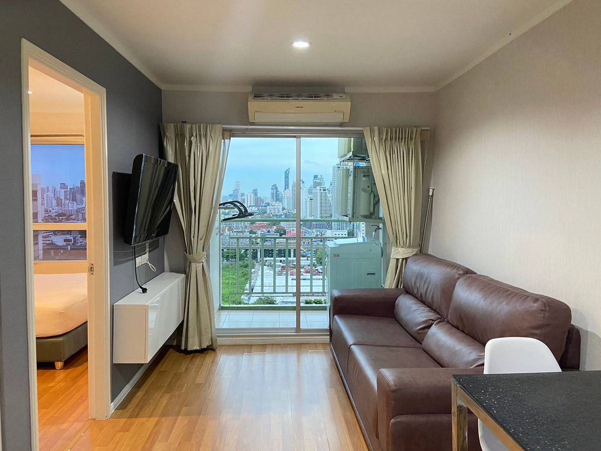 For RentCondoRama9, Petchburi, RCA : #Lumpini Park Rama 9 -Ratchada -1, 1 Bedroom, Furniture