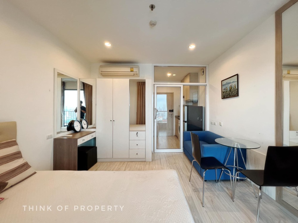 For RentCondoBangna, Bearing, Lasalle : 🔥 [For Rent] -  Ideo Mobi Eastgate / Fully furnished [Studio type] 1 Bedroom 1 Bath. Easily to travel around by BTS Bangna 👍