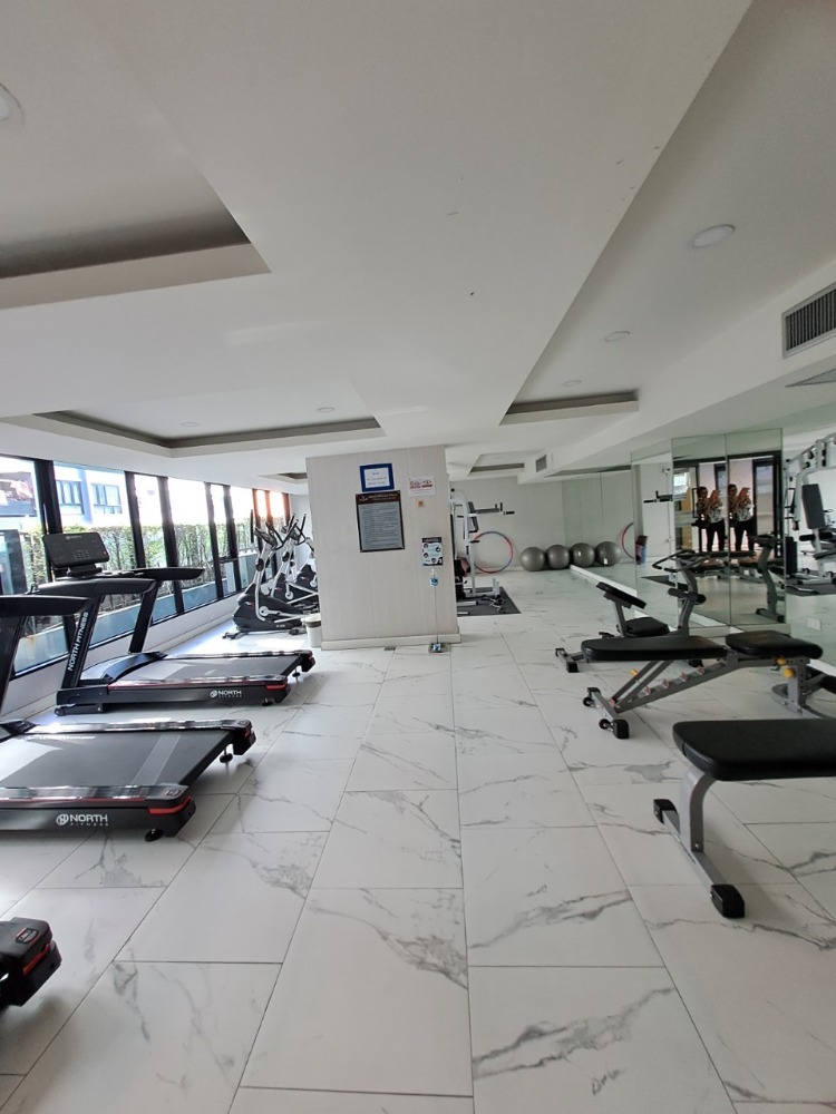 ให้เช่าคอนโดมีนบุรี-ร่มเกล้า : ให้เช่า ห้องใหญ่ - วิวสระ 35 ตรม. สวย-พร้อมอยู่  เดอะคิวบ์ พลัส  มีนบุรี