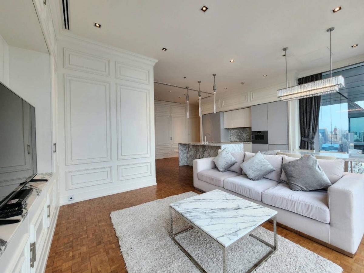 ให้เช่าคอนโดสาทร นราธิวาส : Rental : The Ritz-Carlton Mahanakorn Residences Bangkok , 2 Bed 3 Bath , 137 S.qm , 33th Floor