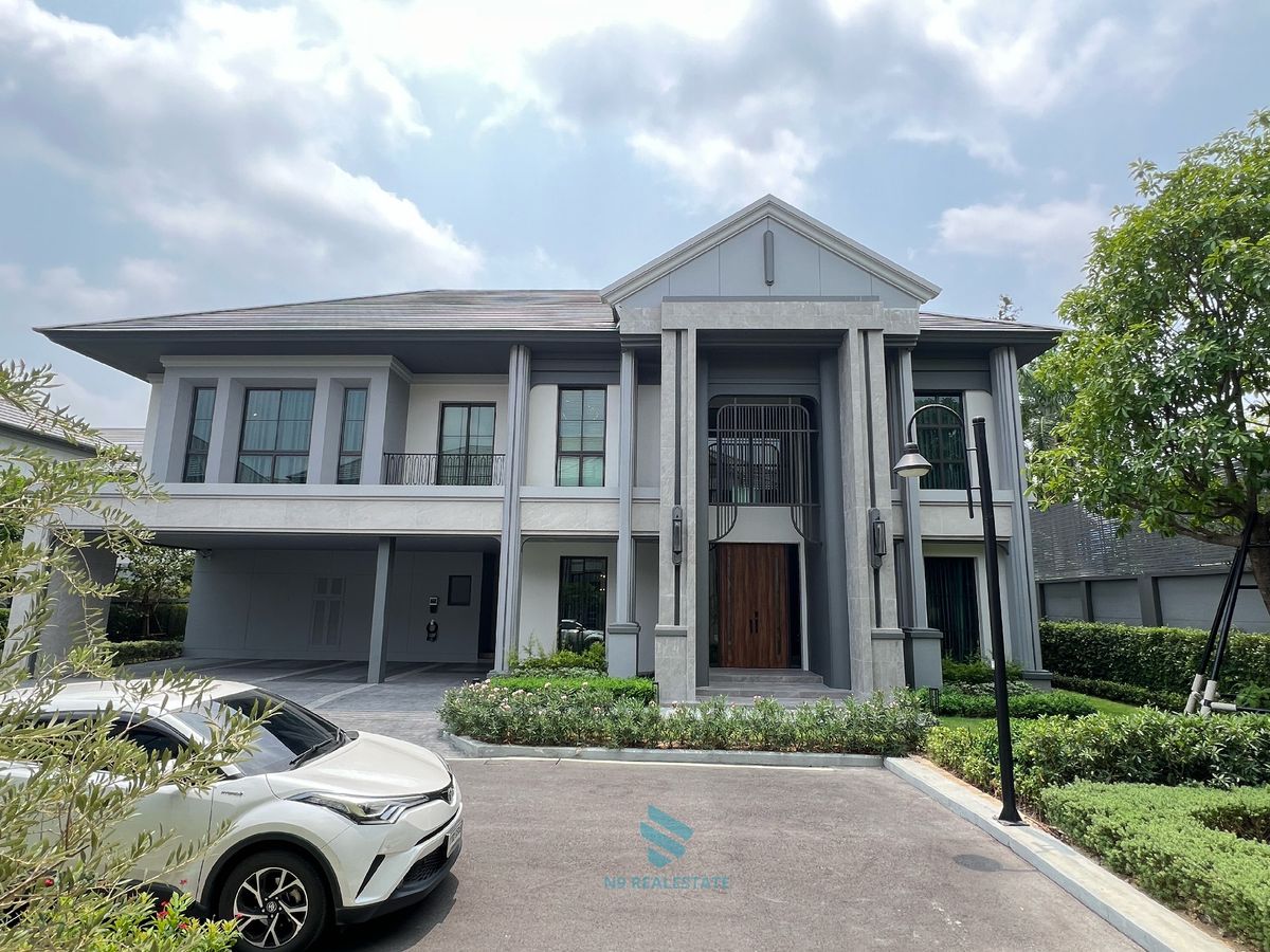 For SaleHousePinklao, Charansanitwong : Luxurious mansion for sale, Grand Bangkok Boulevard Pinklao-Kanchana (Grand Bangkok Boulevard) (near Paseo, Ratchaphruek Borommaratchachonnani, near international school, near Si Rat Expressway)
