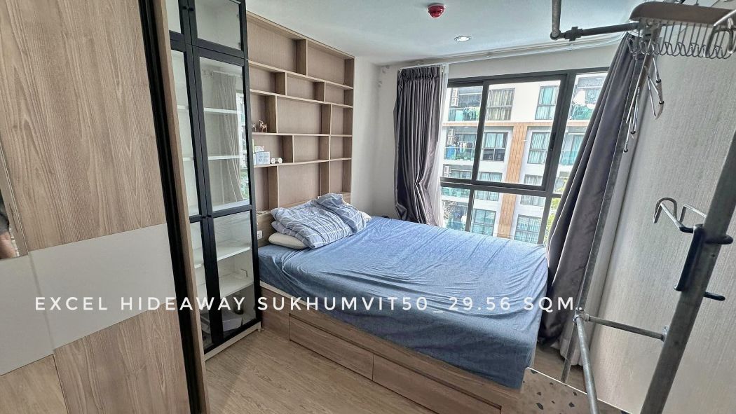 ขายคอนโดอ่อนนุช อุดมสุข : ขาย คอนโด 1 ห้องนอน วิวสระว่ายน้ำThe Excel Hideaway สุขุมวิท 50 29.56 ตรม. เหมาะทั้งอยู่เองและลงทุน มีรถรับส่ง BTS ทั้งวัน