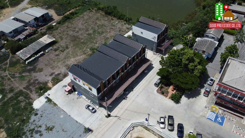 ขายอาคารพาณิชย์นครปฐม : อาคารพาณิชย์ 3 ชั้น, 25.6 ตารางวา, ใกล้ศูนย์ราชการ บางเลน นครปฐม สไตล์โมเดิร์น ตึกใหม่ มือหนึ่ง พร้อมเข้าอยู่, แถมประตูรีโมทไฟฟ้า และ กันสาดอย่างดี