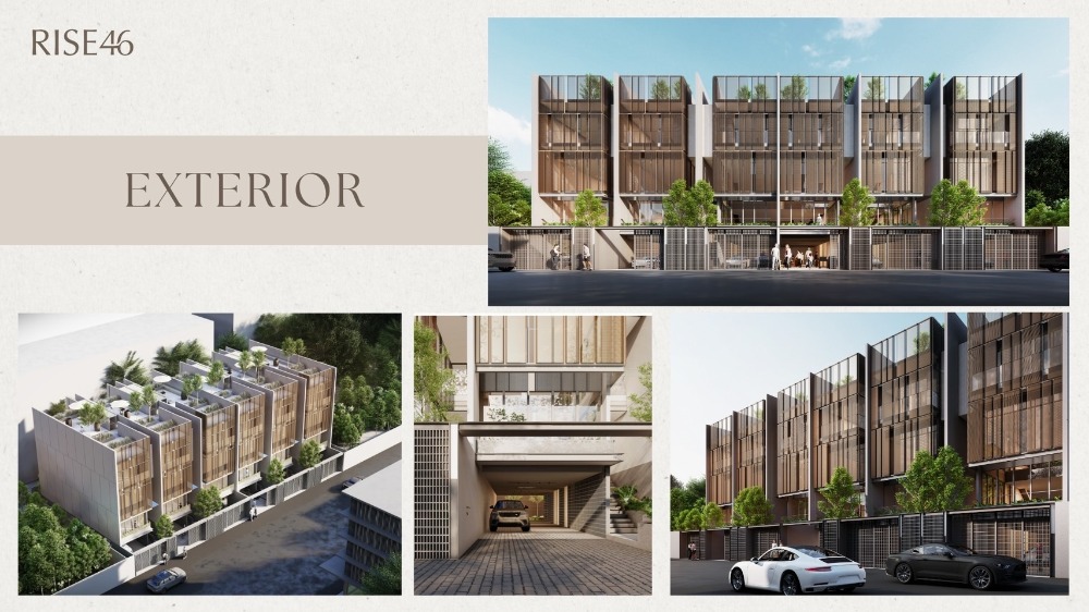 For SaleHome OfficeNawamin, Ramindra : RISE46, a new luxury home office project Watcharapol-Sukhapiban 5 *6 units only, starting at 12.9 million baht