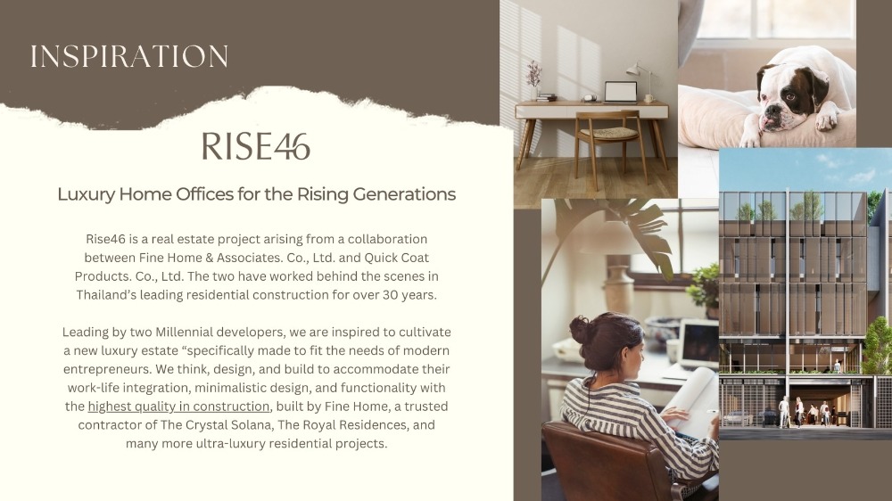 For SaleHome OfficeNawamin, Ramindra : RISE46, a new luxury home office project Watcharapol-Sukhapiban 5 *6 units only, starting at 12.9 million baht
