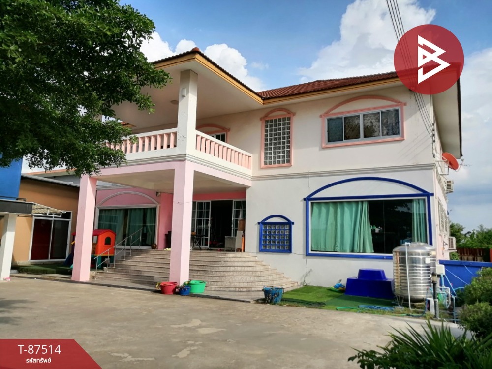 For SaleHousePathum Thani,Rangsit, Thammasat : Single house for sale with office, area 3 ngan 14 sq m, Khlong Luang, Pathum Thani.