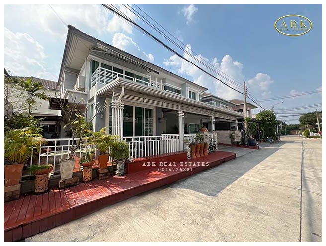 For SaleHouseNawamin, Ramindra : For sale, 2-story detached house, ready to move in, Bangkok Boulevard, Ramintra 3, 11.59 million.