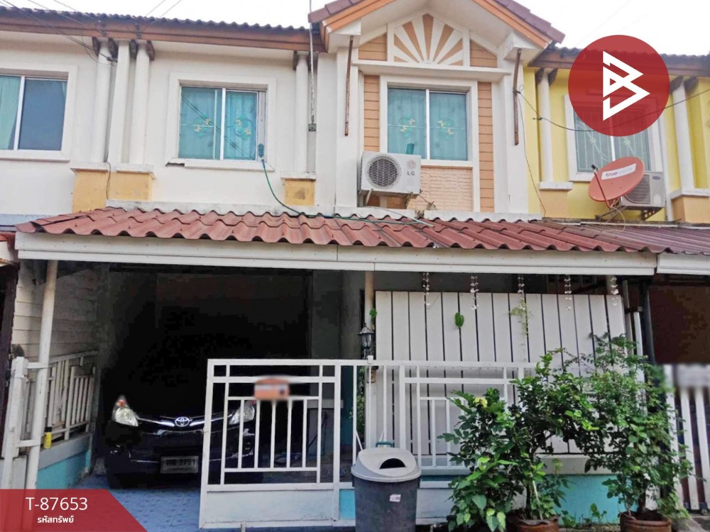 For SaleTownhomePathum Thani,Rangsit, Thammasat : Townhouse for sale Pruksa Ville 7 Village, Rangsit-Khlong 2, Pathum Thani