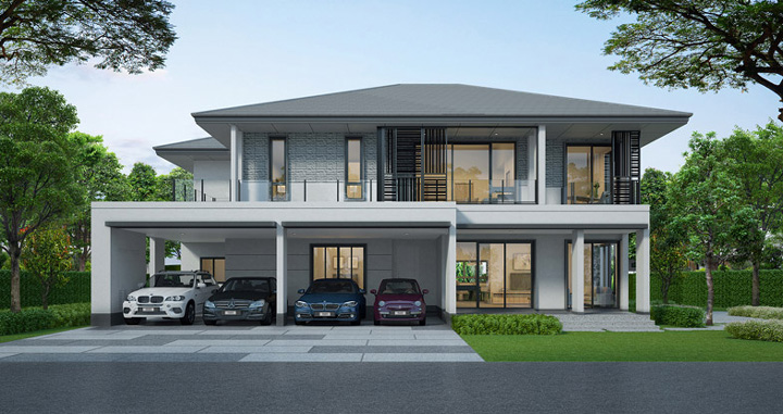 ขายบ้านนวมินทร์ รามอินทรา : บ้านเดี่ยว บุราสิริ วัชรพล / 5 ห้องนอน (ขาย), Burasiri Watcharapol / Detached House 5 Bedrooms (FOR SALE) TAN630
