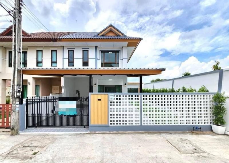 ขายบ้านศรีราชา แหลมฉบัง บ้านบึง : ขายบ้านแฝดรีโนเวทใหม่ บ้าน 2 ชั้น ตำแหน่งริม บ้านรวยเจริญ หนองขาม-ศรีราชา
