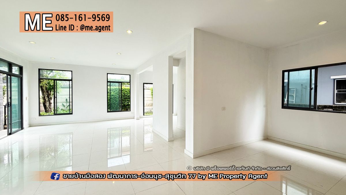 ขายบ้านพัฒนาการ ศรีนครินทร์ : 𝐍𝐄𝐖! 𝐅𝐨𝐫 𝐒𝐚𝐥𝐞 Single House THE PALM Patthanakarn 38, new project, peaceful, prime location, On Nut - Sukhumvit, call 085-161-9569 (BI11-83)