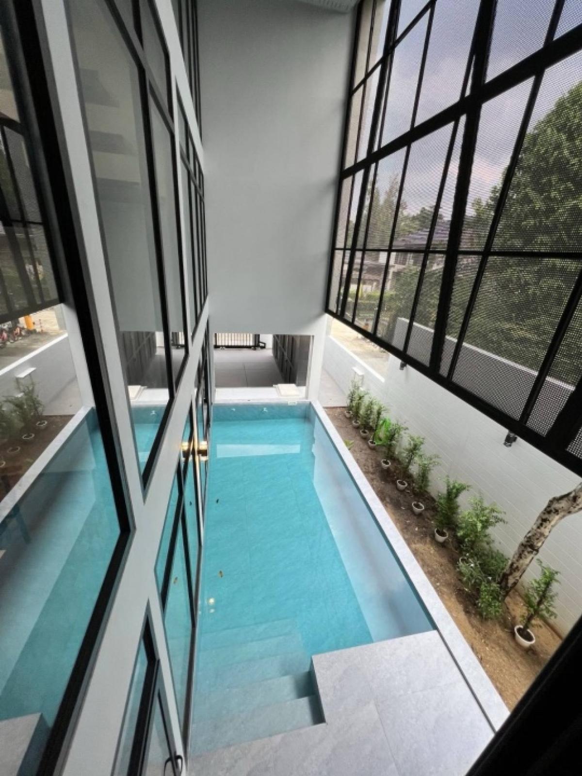 For SaleHouseBang Sue, Wong Sawang, Tao Pun : 📢👇For sale, 3-story detached house, newly built, with swimming pool and EV charger.