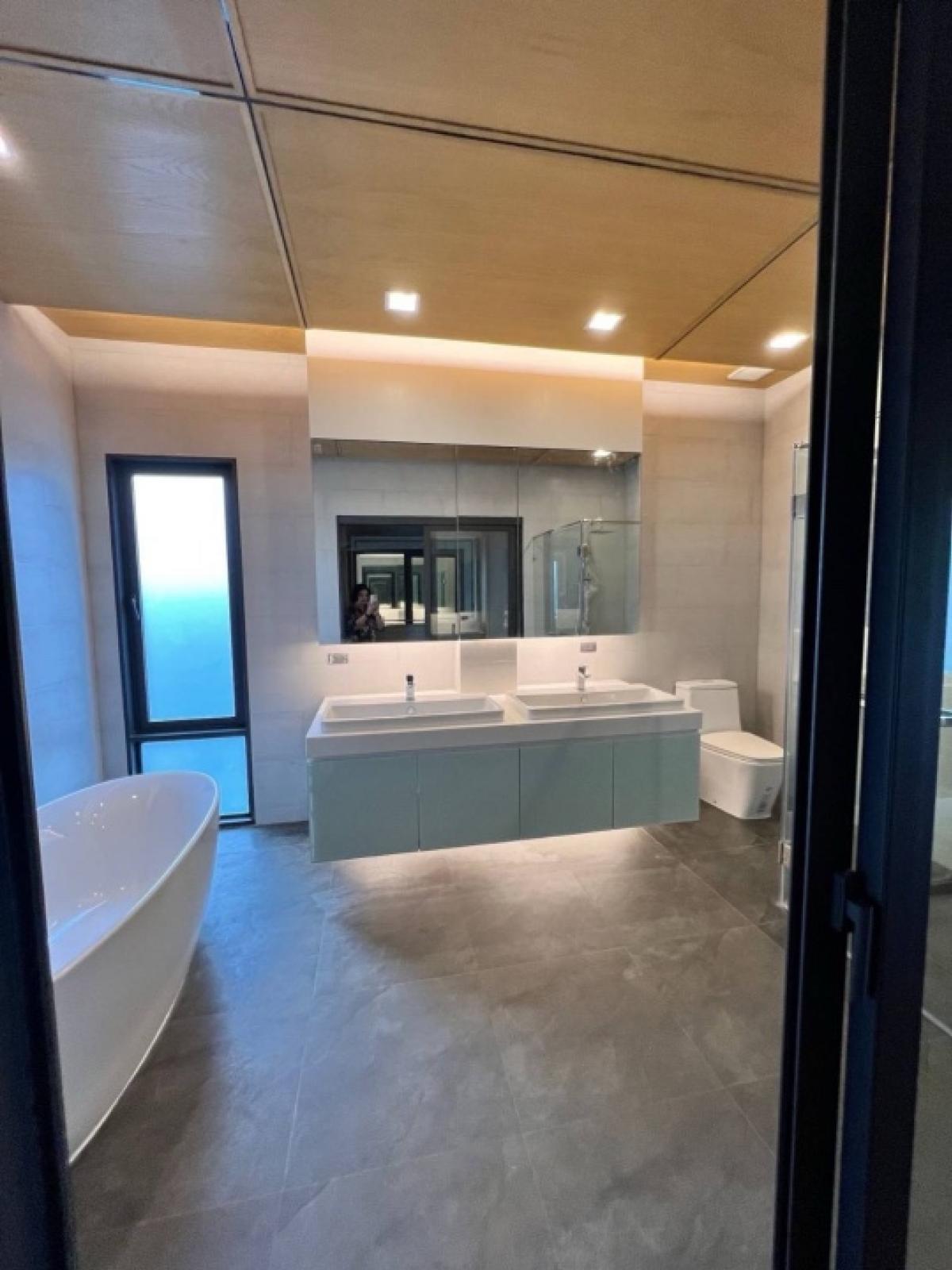 For SaleHouseBang Sue, Wong Sawang, Tao Pun : 📢👇For sale, 3-story detached house, newly built, with swimming pool and EV charger.