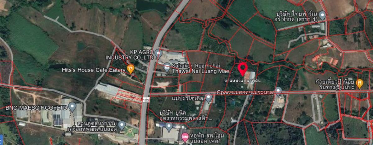 ขายโกดังตาก : ขายด่วน โกดัง 1400 ตรม. พร้อมที่ดิน 16 ไร่ ย่านอุตสาหกรรม ใน อ.แม่สอด จ.ตาก