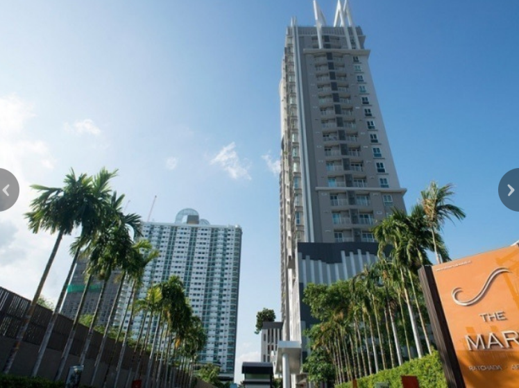 For SaleCondoRama9, Petchburi, RCA : The Mark Ratchada Airport Link, studio room, 16th floor, area 31.68 sq m, fully furnished, ready to move in, 2.29 million baht.