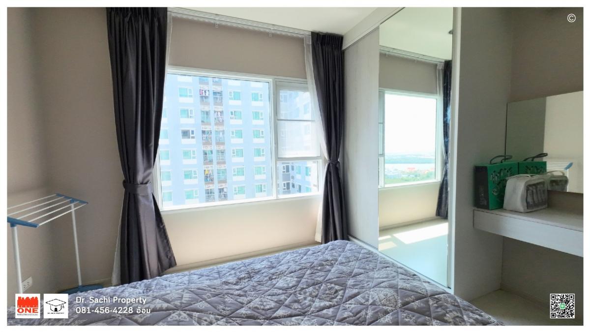 For RentCondoSamut Prakan,Samrong : For rent: Aspire Erawan, 25th floor, pool view, fully furnished and electrical appliances. Ready to move in