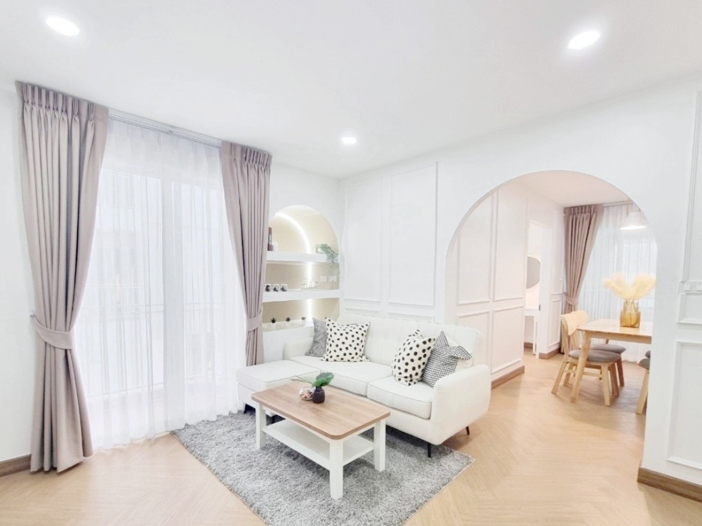 For SaleCondoBang Sue, Wong Sawang, Tao Pun : Condo, 2 bedrooms, 2 bathrooms, homey feel, very homey, a little over two million, big, fully furnished, fully furnished.