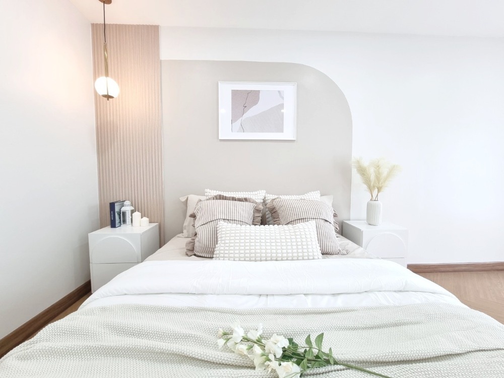 For SaleCondoBang Sue, Wong Sawang, Tao Pun : Condo, 2 bedrooms, 2 bathrooms, homey feel, very homey, a little over two million, big, fully furnished, fully furnished.