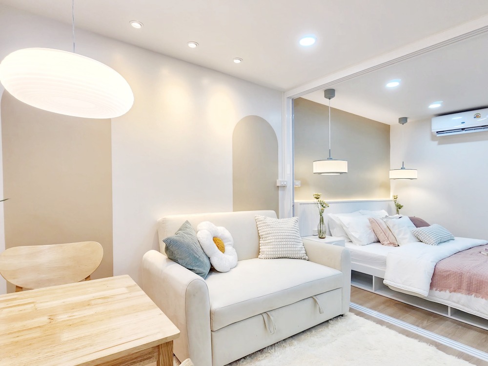 ขายคอนโดบางซื่อ วงศ์สว่าง เตาปูน : คอนโดล้านนิด ๆ จัดใหญ่ จัดเต็ม เฟอร์นิเจอร์ ล้านนิด ๆ ขนาด 31 ตร.ม. ผ่อน 4,xxxบาท