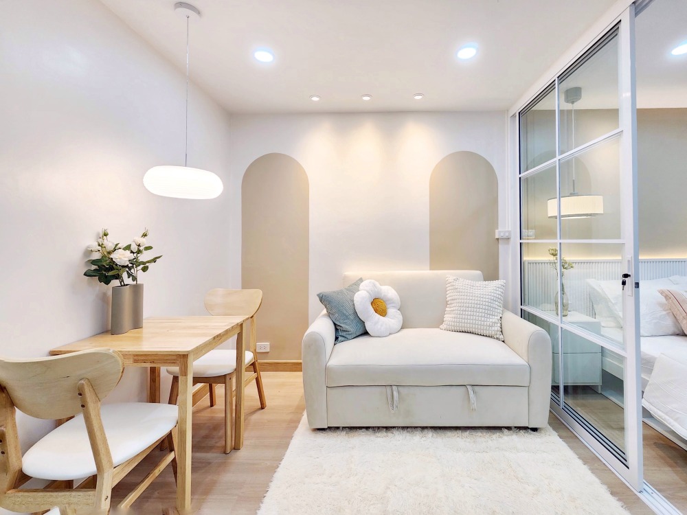 ขายคอนโดบางซื่อ วงศ์สว่าง เตาปูน : คอนโดล้านนิด ๆ จัดใหญ่ จัดเต็ม เฟอร์นิเจอร์ ล้านนิด ๆ ขนาด 31 ตร.ม. ผ่อน 4,xxxบาท