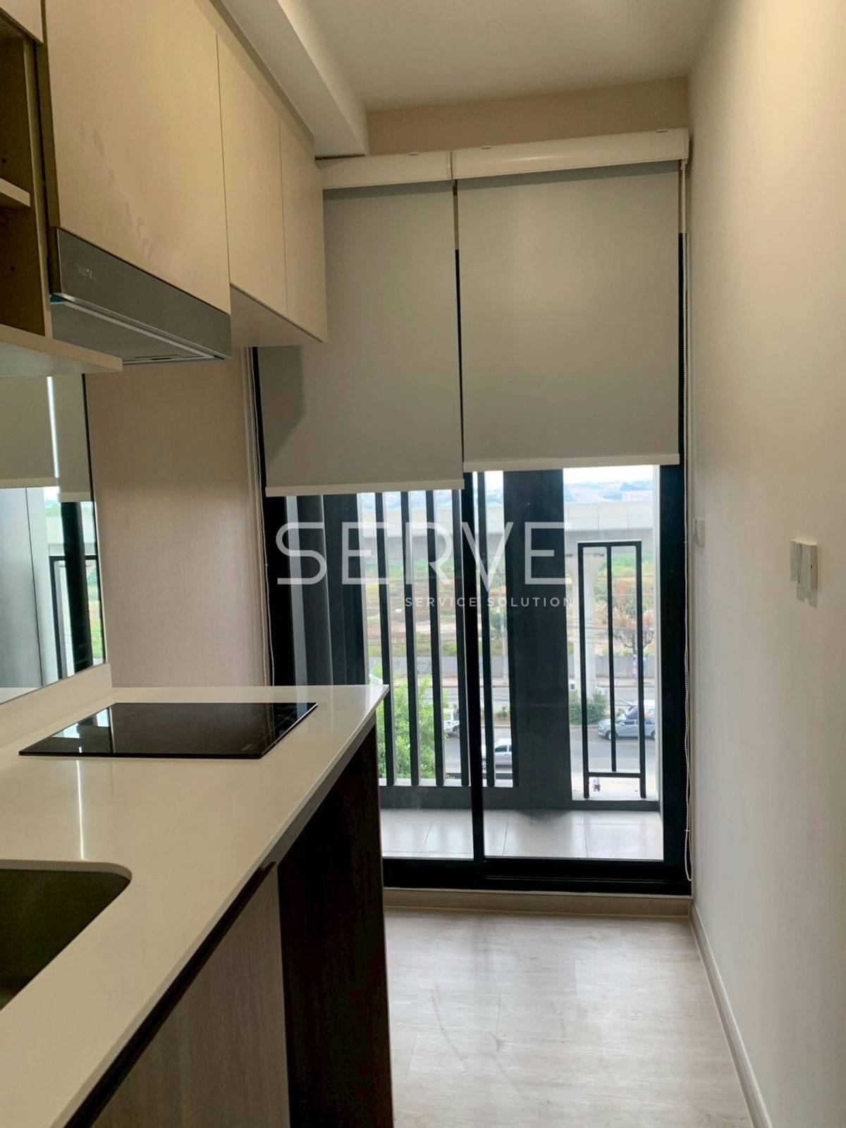 For RentCondoPathum Thani,Rangsit, Thammasat : Studio Nice Room Fully furnished Good Location Next to BTS Khu Khot 100 m. @ Nue Core Khu Khot Station