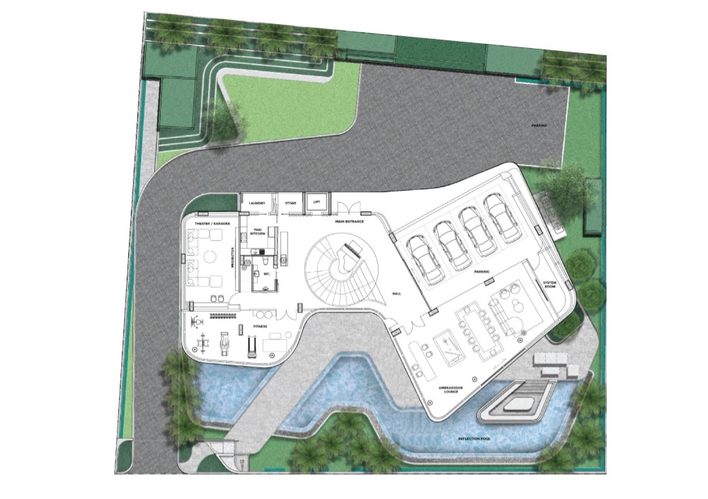 For SaleHousePattaya, Bangsaen, Chonburi : Single house Asongkhai / 5 bedrooms (for sale), Asongkhai / Detached House 5 Bedrooms (FOR SALE) PALM782