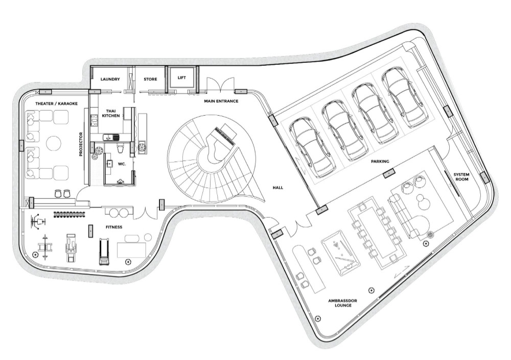 For SaleHousePattaya, Bangsaen, Chonburi : Single house Asongkhai / 5 bedrooms (for sale), Asongkhai / Detached House 5 Bedrooms (FOR SALE) PALM782