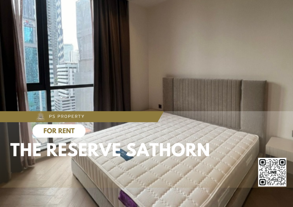 ให้เช่าคอนโดสาทร นราธิวาส : ให้เช่า ✨ The Reserve Sathorn ✨ เฟอร์นิเจอร์ เครื่องใช้ไฟฟ้าครบ พร้อมเข้าอยู่ ใกล้ BTS ช่องนนทรี