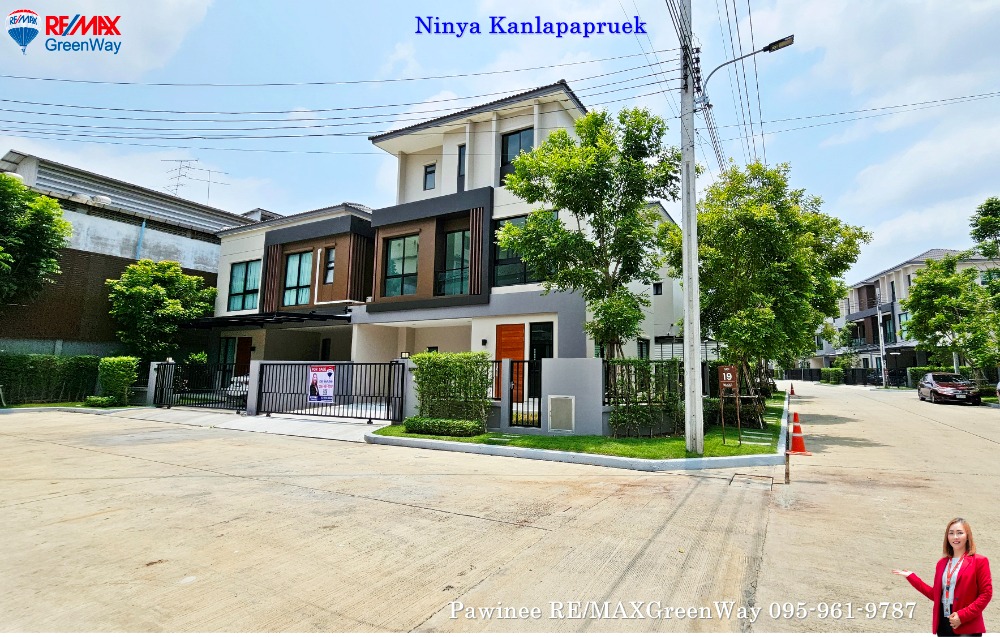 For SaleHouseEakachai, Bang Bon : Urgent sale, new house, first hand, Ninya Village, Sathorn, Kanlapaphruek, easy entry to the city, only 15 minutes to Sathorn, selling price 10.9 million baht.