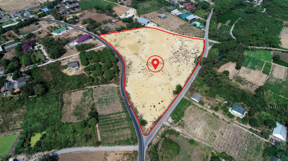 For SaleLandNakhon Pathom : Land for sale in Nakhon Pathom, in the heart of the city, suitable for a housing development: 12 rai 1 ngan 80 sq m.