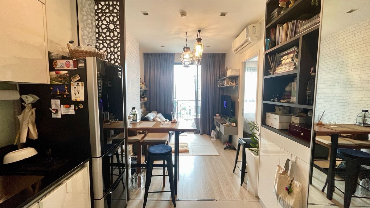 For SaleCondoRatchadapisek, Huaikwang, Suttisan : SALES!! Condominium 1 bedroom, 200m from MRT Suthisan #Ready to move in#