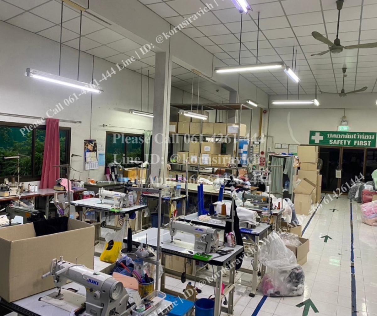 ขายโรงงานอ่อนนุช อุดมสุข : ขายโรงงานเสื้อผ้า มีใบอนุญาตโรงงานจำพวก 2 (รง.2) ซอย อ่อนนุช 51, ใกล้ รถไฟฟ้า BTS สายสีเหลือง สถานี ศรีนุช 800 เมตร