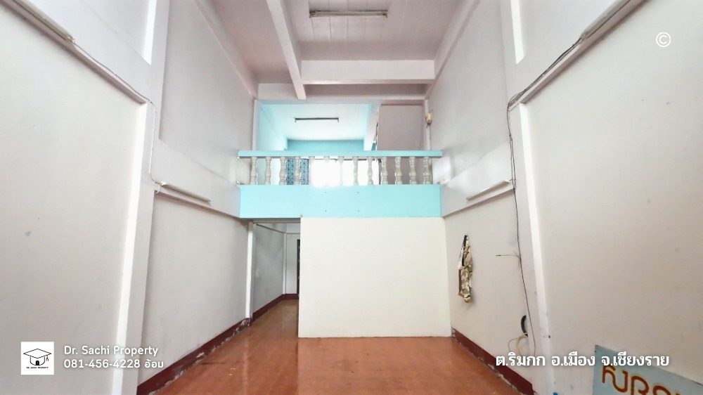 ขายอาคารพาณิชย์เชียงราย : อาคารพาณิชย์ หน้าวัดร่องเสือเต้น ทำเลดี ติดถนนแม่กก