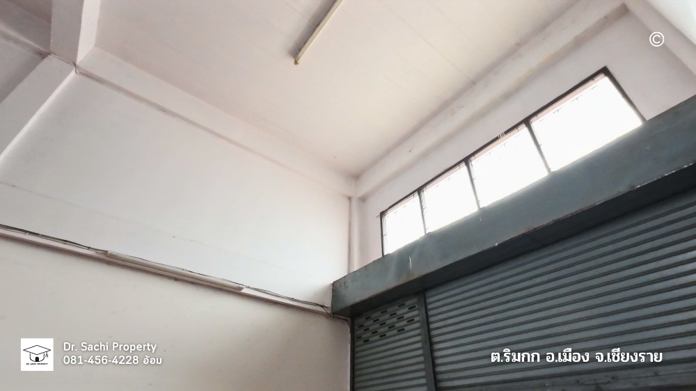 ขายอาคารพาณิชย์เชียงราย : อาคารพาณิชย์ หน้าวัดร่องเสือเต้น ทำเลดี ติดถนนแม่กก