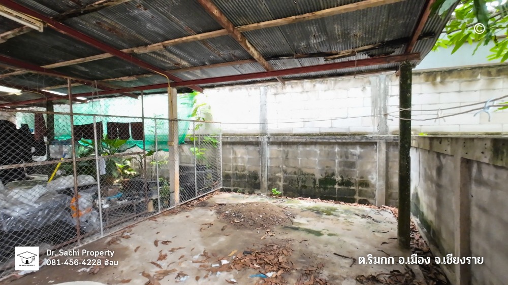 ขายอาคารพาณิชย์เชียงราย : อาคารพาณิชย์ หน้าวัดร่องเสือเต้น ทำเลดี ติดถนนแม่กก