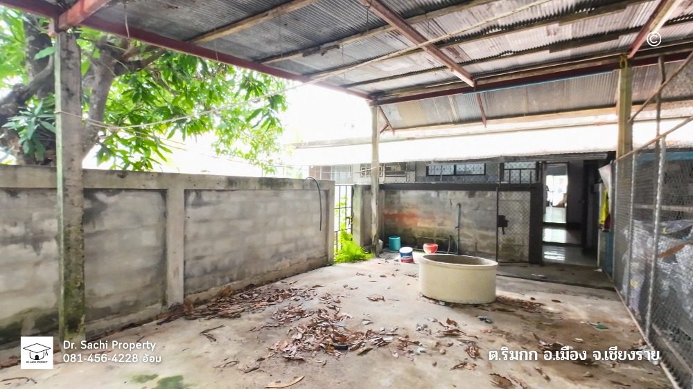 ขายอาคารพาณิชย์เชียงราย : อาคารพาณิชย์ หน้าวัดร่องเสือเต้น ทำเลดี ติดถนนแม่กก