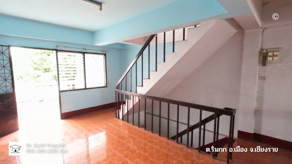 ขายอาคารพาณิชย์เชียงราย : อาคารพาณิชย์ หน้าวัดร่องเสือเต้น ทำเลดี ติดถนนแม่กก