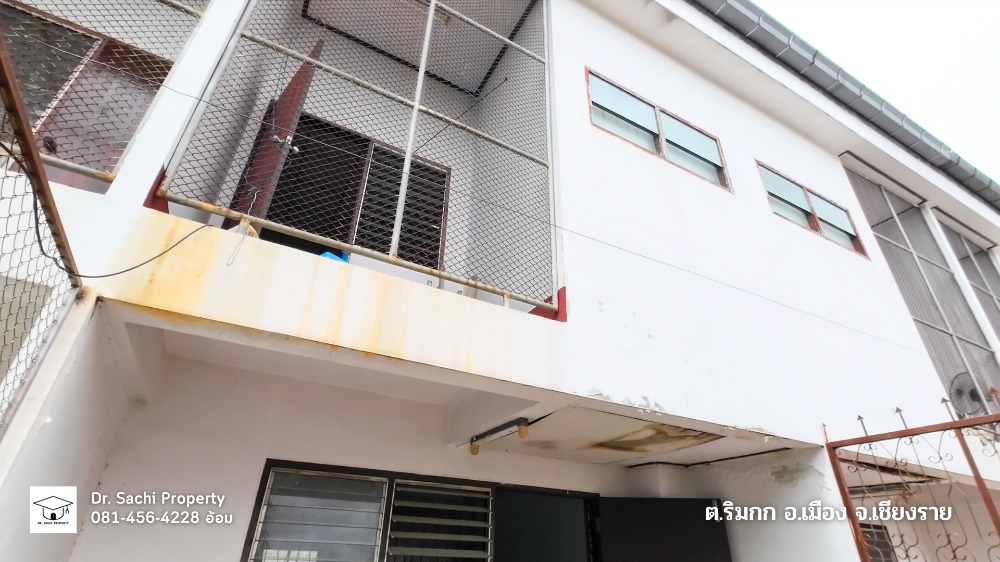 ขายอาคารพาณิชย์เชียงราย : อาคารพาณิชย์ หน้าวัดร่องเสือเต้น ทำเลดี ติดถนนแม่กก