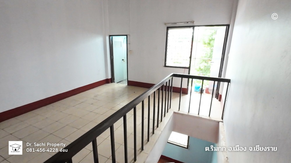 ขายอาคารพาณิชย์เชียงราย : อาคารพาณิชย์ หน้าวัดร่องเสือเต้น ทำเลดี ติดถนนแม่กก