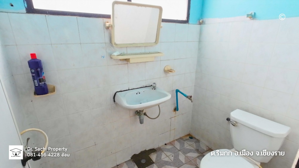 ขายอาคารพาณิชย์เชียงราย : อาคารพาณิชย์ หน้าวัดร่องเสือเต้น ทำเลดี ติดถนนแม่กก