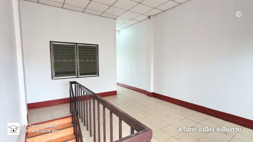 ขายอาคารพาณิชย์เชียงราย : อาคารพาณิชย์ หน้าวัดร่องเสือเต้น ทำเลดี ติดถนนแม่กก